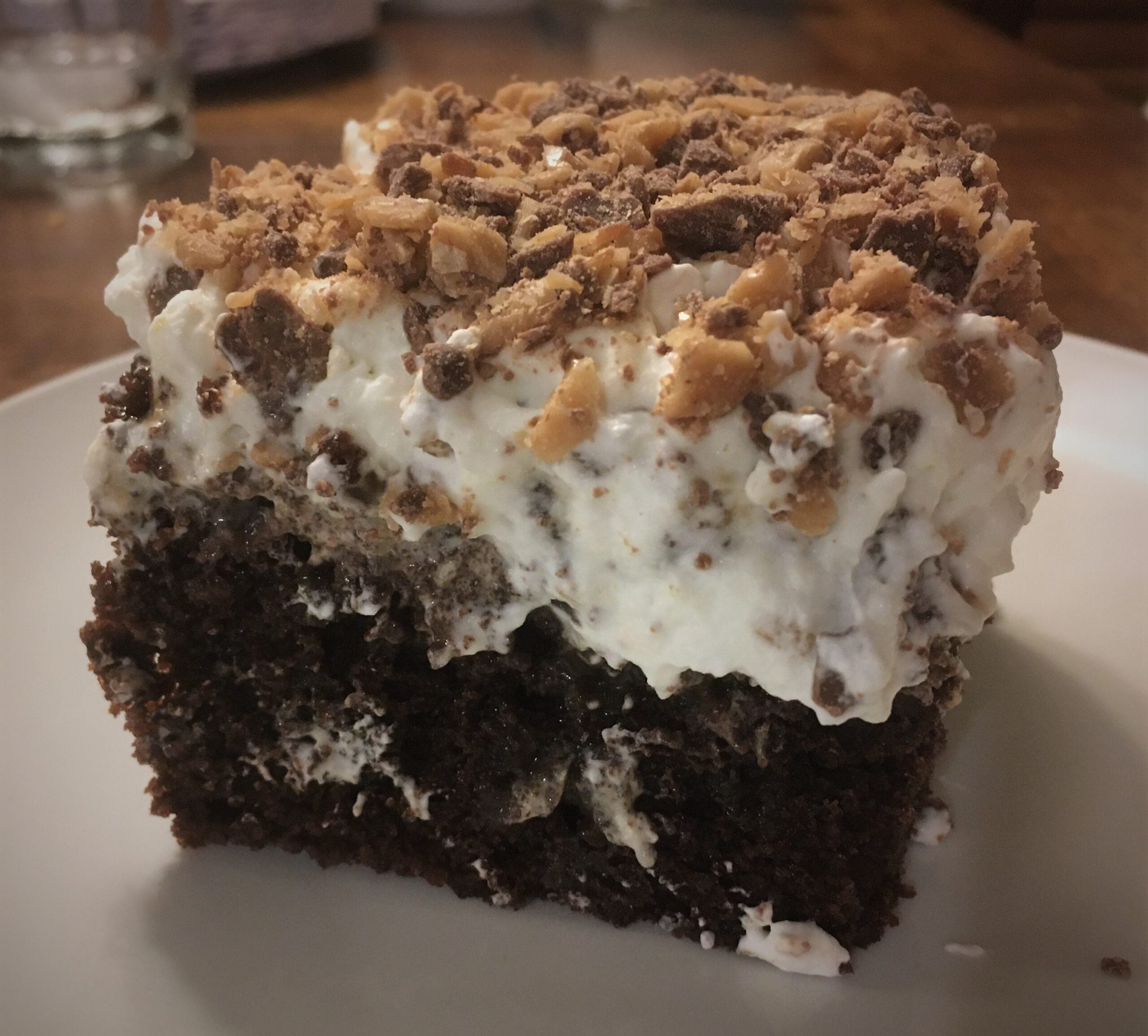 Toffee and Caramel Chocolate Cake