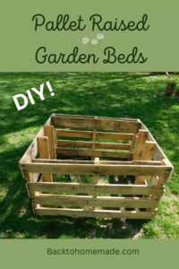 DIY Pallet Raised Garden Beds
