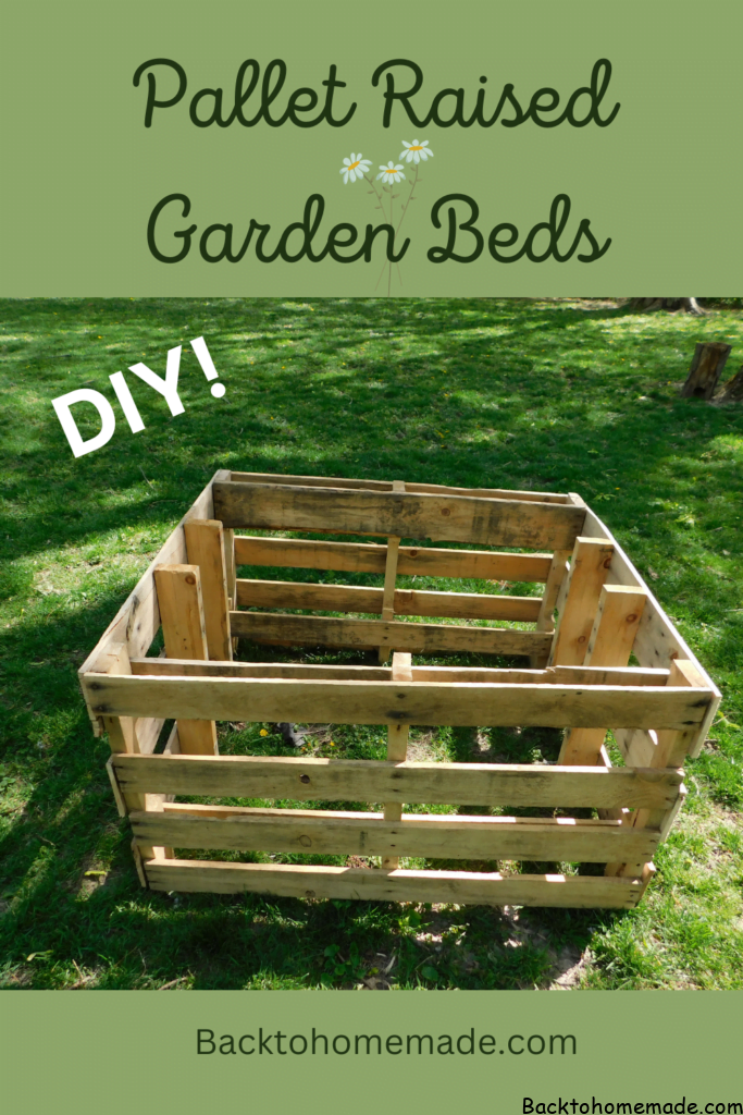 DIY Pallet Raised Garden Beds