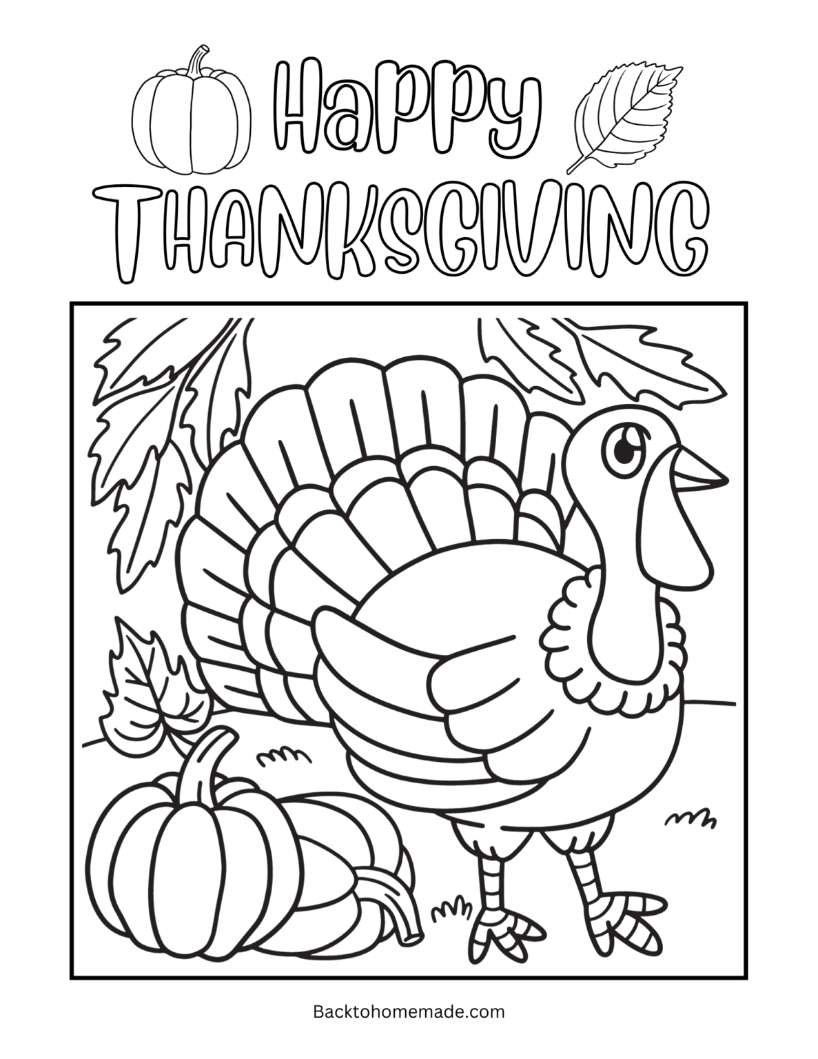 Printable Fall Coloring Sheets Back to Homemade Printable Fall Coloring Sheets Back to Homemade
