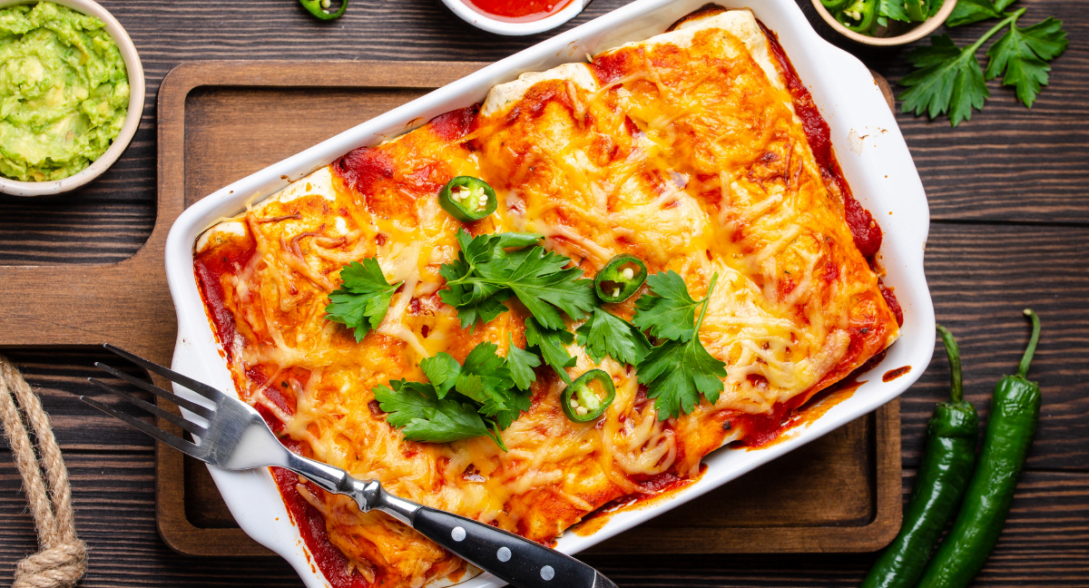 Easy Beef and Cheese Enchiladas