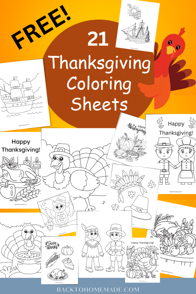 Free Thanksgiving Coloring Sheets Printables