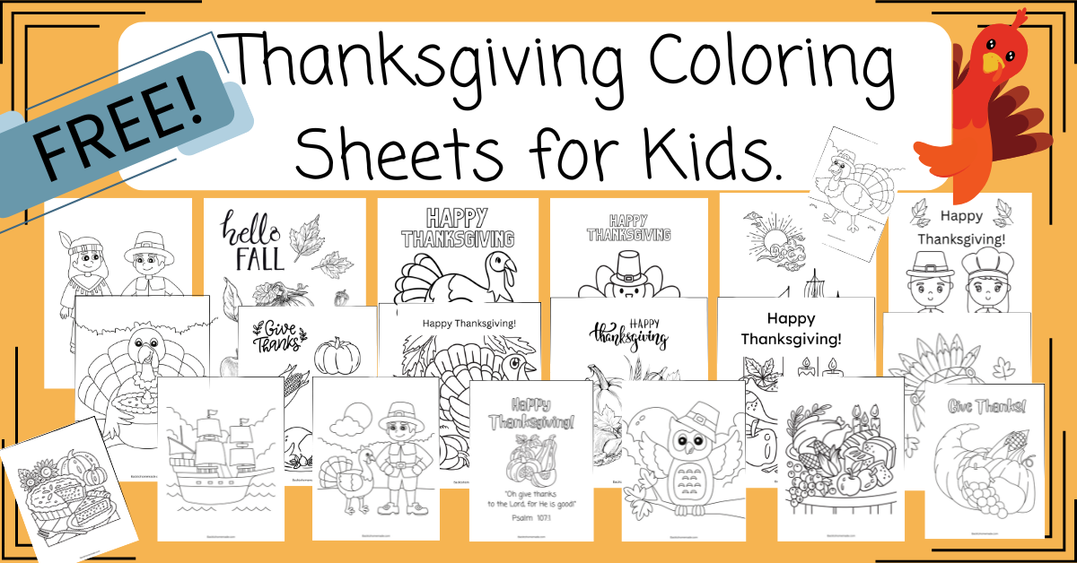 Free Thanksgiving Coloring Sheets
