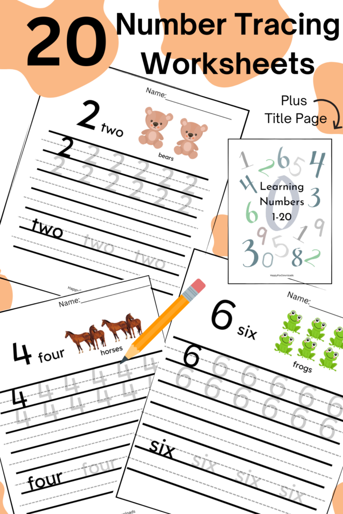 Number Tracing Worksheets
