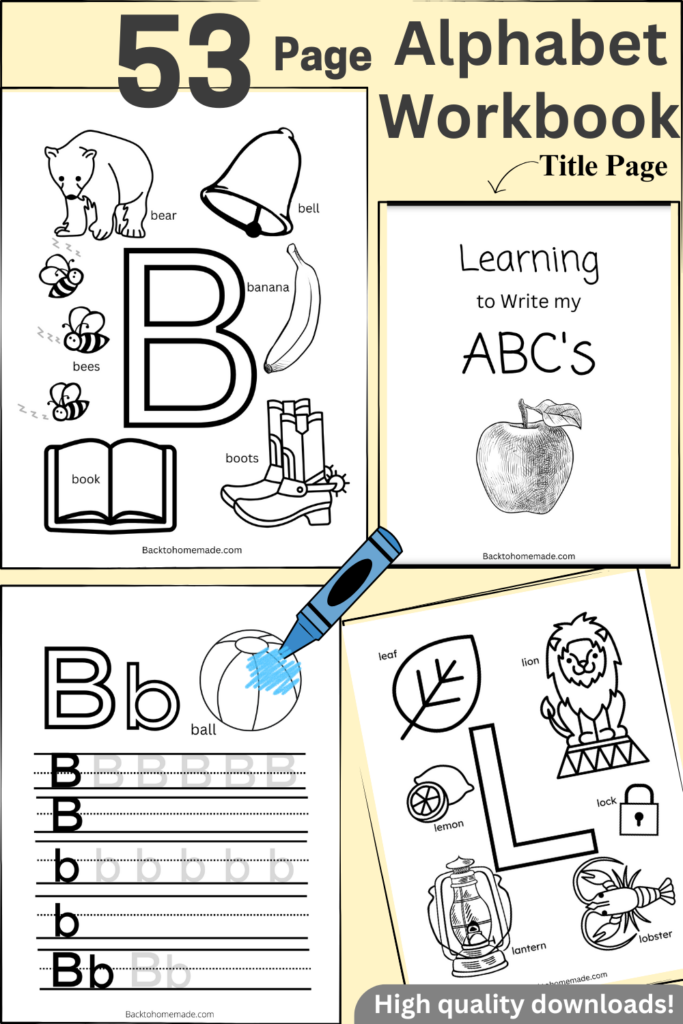 Alphabet Worksheets