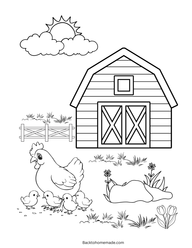 Spring Coloring Sheets