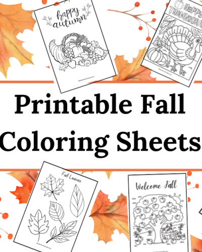 Printable Fall Coloring Sheets