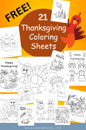 Free Thanksgiving Coloring Sheets Printables